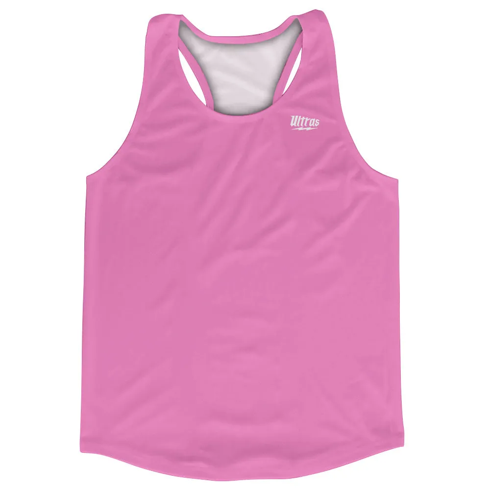Blank Hot Pink Running Racerback Singlet Track Tops Made In USA