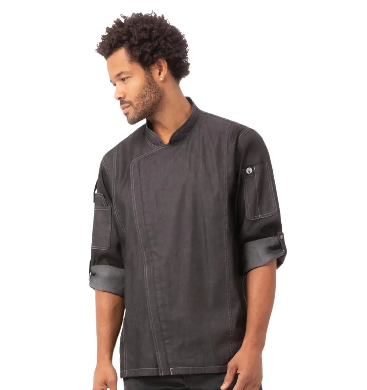 Blue Denim Chef Jacket | Chef Works Gramercy