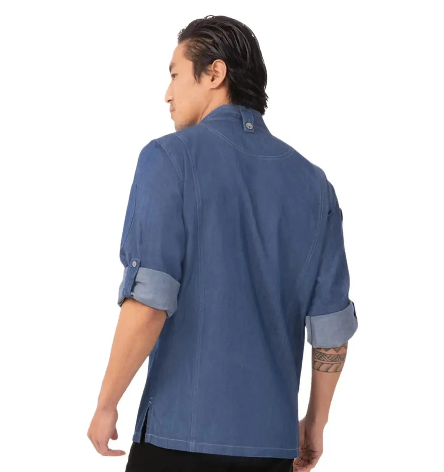 Blue Denim Chef Jacket | Chef Works Gramercy