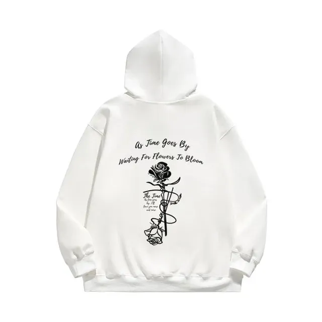 Flower Cute Matching Hoodies for Couples