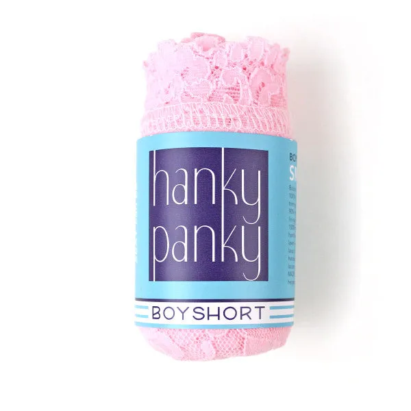 Hanky Panky Mid Rise Signature Stretch Lace Boyshorts