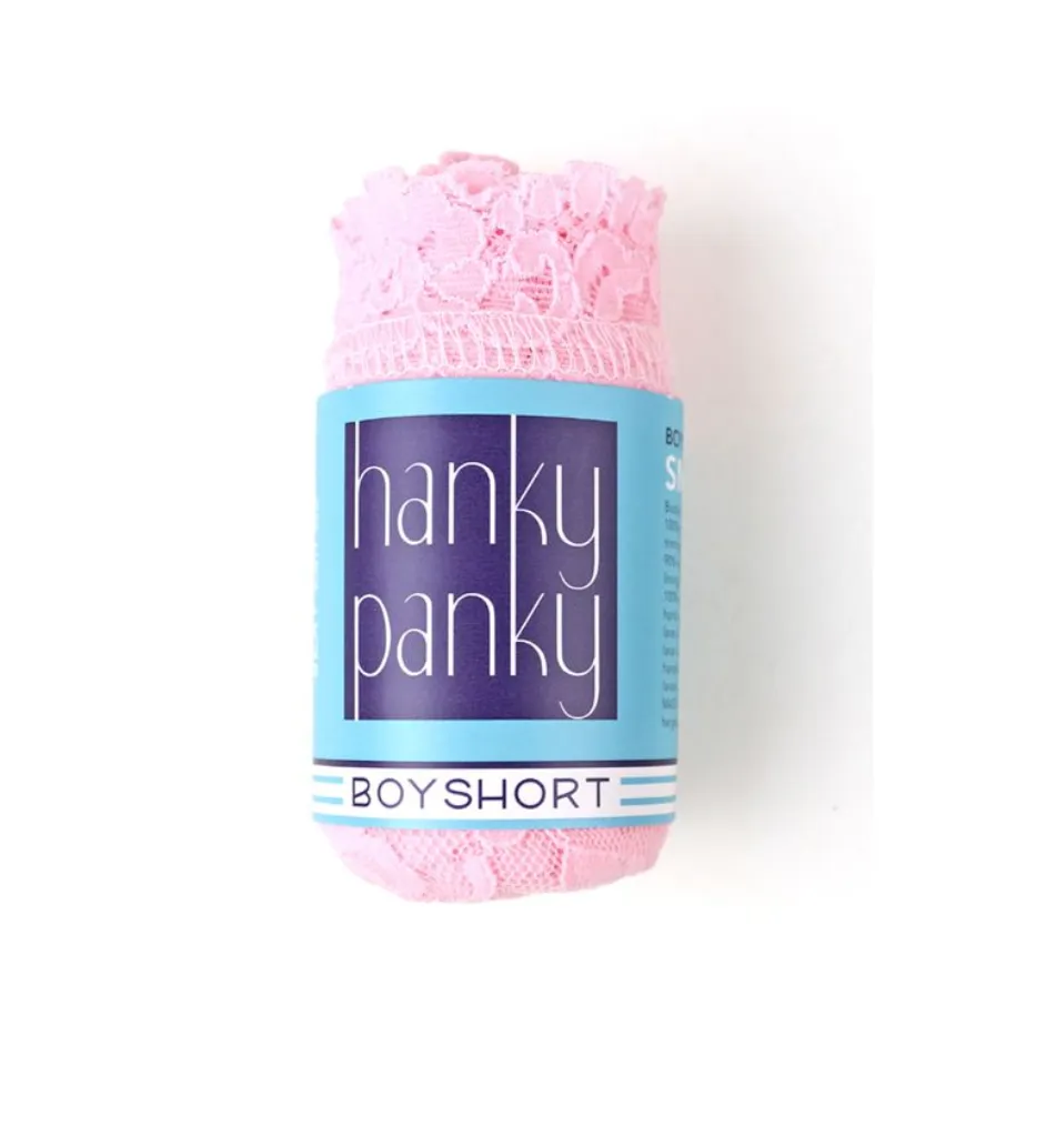 Hanky Panky Mid Rise Signature Stretch Lace Boyshorts