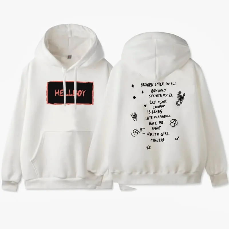 Hellboy Aesthetic Hoodie Lil Peep Style