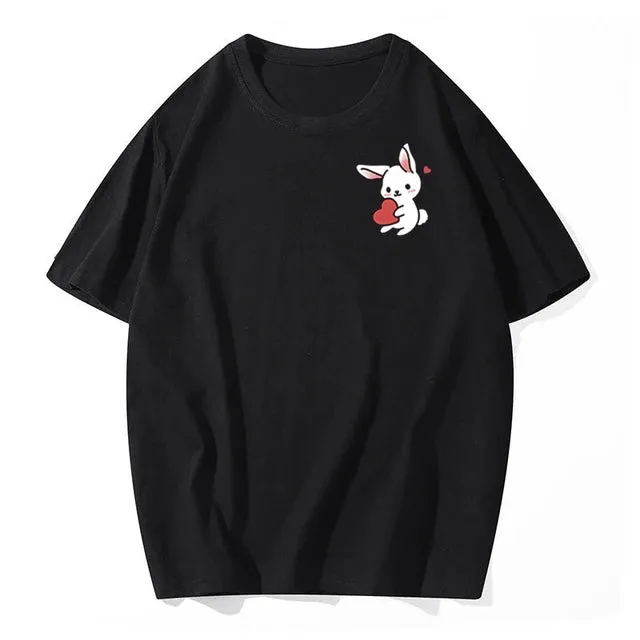 Rabbits Heart Couples Shirts